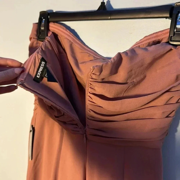 STRAPLESS MIDI DRESS - Picture 3 of 6